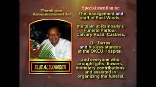Elie Alexander ~ Thank You