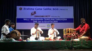 Nadhaswara Thavilisai Festival 2020 @ Brahma Gana Sabha— 31 Jan 17.00 — #2/2