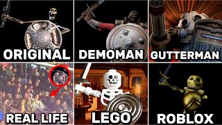 Skeleton Shield Meme All Variants 2