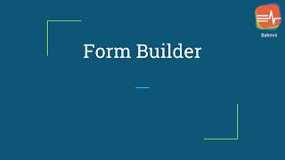 Part 1 - Form Builder