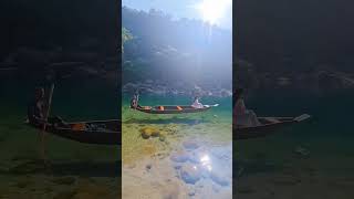 Magnificent Meghalaya | Flying Boat in Crystal Clear Water | Dawki near Shillong #shorts #viralvideo