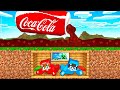 Bunker SECRETO vs TSUNAMI de COCA COLA en Minecraft