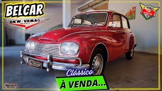 OLHA ESSE CLÁSSICO DKW VEMAG BELCAR PLACA PRETA 1967 a VENDA! #garagemrockar #dkw #belcar