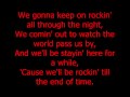 Ateens - Rockin' - Lyrics