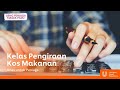 Kelas Pengiraan Kos Makanan ft. Chef Bob