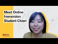 Meet Online Immersion Student, Chieri!