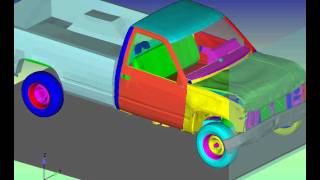 MSC Nastran Explicit Nonlinear - Front Impact Crash