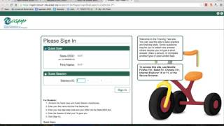 CAASPP student login (practice test)