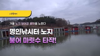 스위벨채비, 겨울 붕어 마릿수 타작-경기 안성 명인낚시터(2021.12.14)