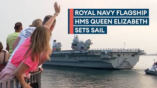 Getting a Royal Navy aircraft carrier ready for deployment