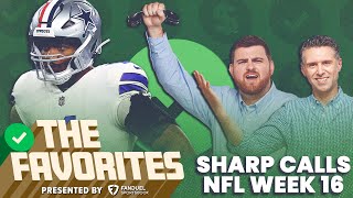 Professional Sports Bettor Picks NFL Week 16 | Sharp Calls & NFL Bets from The Favorites Podcast