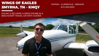 Failing and Securing a Dead Engine in a Beechcraft Travel Air