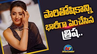 పారితోషికాన్ని భారీగా పెంచేసిన త్రిష ||  Box Office || Ntv ENT