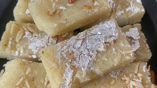 instant sabudana kalakand Barfi sweet-vrat ka sweet recipe|sago barfi recipe