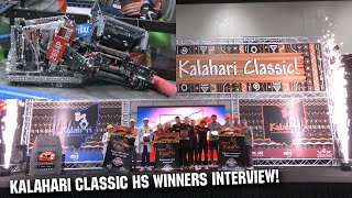 Kalahari Classic HS Signature 2024 | Winning Alliance Interview | 2654P \u0026 2775V