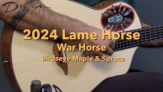 Dream Guitars - 2024 Lame Horse War Horse, Birdseye Maple \u0026 Italian Spruce #guitardemo #acoustic