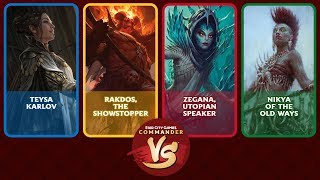 Commander VS S14E3: Teysa VS Rakdos VS Zegana VS Nikya [EDH]