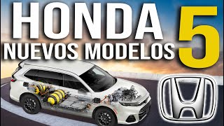 HONDA REVELA 5 nuevos modelos para 2025 ¡y dejó sorprendido a toda la industria automotriz!