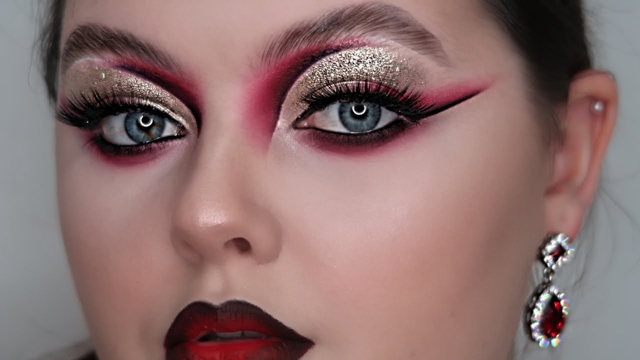 Dramatic Red Eye Makeup Tutorial Saubhaya Makeup