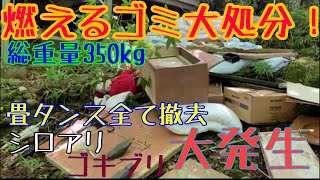 ＃6 【ゴミ320kg⁉︎】シロアリゴキブリなど虫が大発生！畳も全て撤去！ヘトヘトにになりながらも初の作業開始！伊豆移住化計画