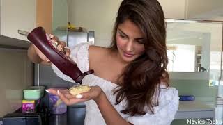 Rhea Chakraborty Makes Cookies At Home | Movies Tadka