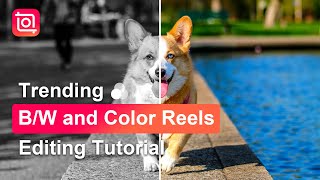 How to Make Trending B/W and Color Reels (InShot Tutorial)