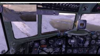 Prepar3D Landing @Isafjordur BIIS, Iceland, Douglas C-47 , 65+ fps, high realism