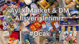 Almanya'da aylık market alışverişi #1 | Ocak | Netto, Euro Gıda, DM