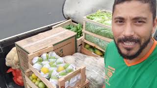 Qual preço das mercadorias que comprei hoje no CEASA?