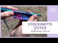 How to Knit // The Stockinette Stitch for Kids // Right-handed Tutorial