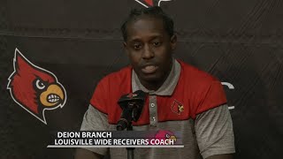 Deion Branch promoted to wide receiver coach on Louisville football staff