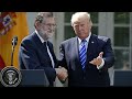 Rajoy wins Trump support over Catalonia