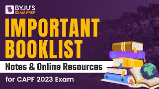 CAPF AC Exam 2023 की तैयारी कैसे करे? Booklist for UPSC CAPF AC Exam 2023  Preparation