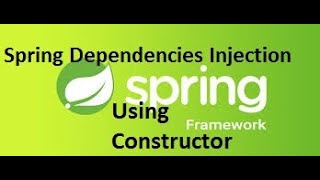 JAVA Spring IOC Dependencies Injection using the Constructor.
