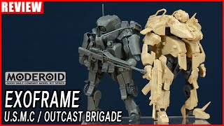 [REVIEW] 모데로이드 1/35 엑조프레임 U.S.M.C / 아웃캐스트 브리게이드 / MODEROID EXOFRAME U.S.M.C / Outcast Brigade