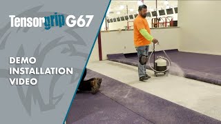 Tensorgrip G67 Installation Demo: Large Fitness Facility