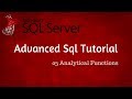 Advanced Sql Tutorial (014 Getting the cummulative Sum of Sales)