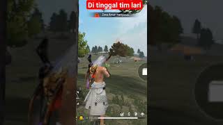 l.m beast di tinggalin tim lari free fire#shorts