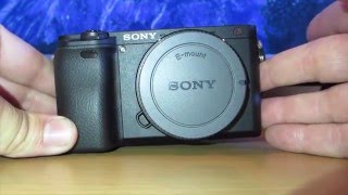 Sony A6300 Unboxing setting up test footage 4K and review