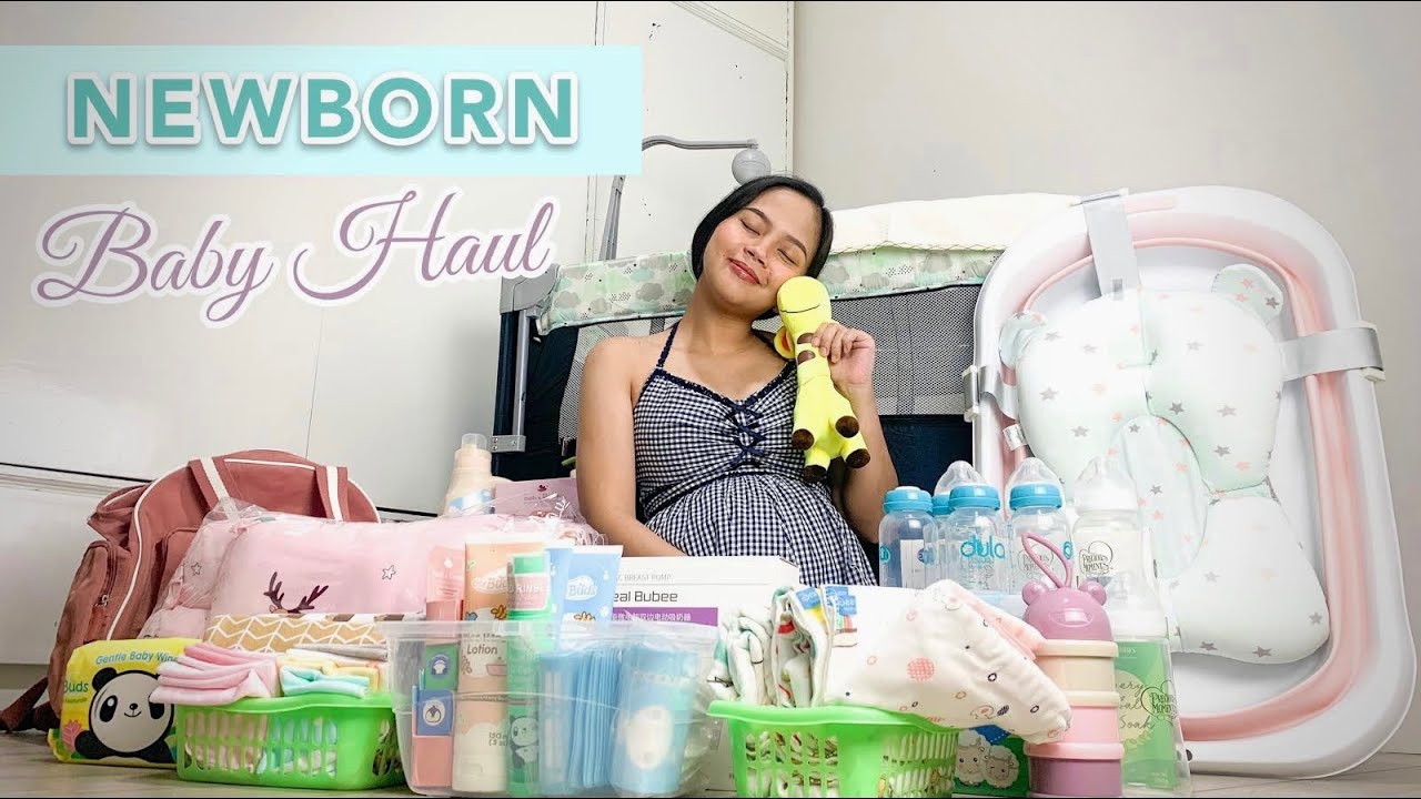 Newborn Baby Essentials Haul - YouTube