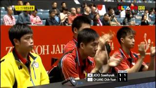 2014 世乒團體賽第4圈 朱世赫 莊智淵 WTTTC (Round 4: Korea-Taipei) JOO Se Hyuk Vs CHUANG Chih Yuan