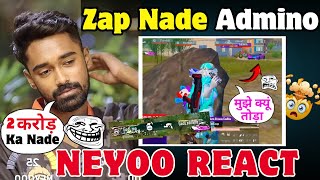 Neyoo React on Zap Nade Admino 🤯 • Neyoo 3cr Nade #godlikejonathan #godlikeEsl #neyooanddobby