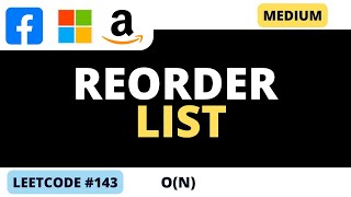 Leetcode 143 - Reorder List - No Extra Memory - Python