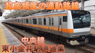 中央線東小金井駅高速通過集