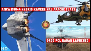 Indian Defence Updates : AMCA M88-4 Kaveri Hybrid Engine,HAL Apache,DRDO PCL Radar,Rapid Dragon 2022