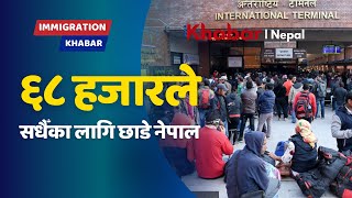 Why Are Thousands of Nepalis Leaving Their Homeland? | एक वर्षमा करिब ६८ हजारले देश छाडे #localnews