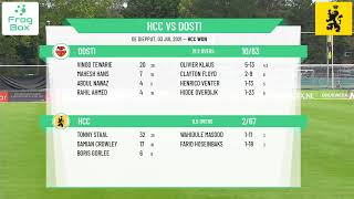 🔴LIVE: HCC vs Dosti | KNCB Topklasse Round 12 | Royal Dutch Cricket | 03-07-2021