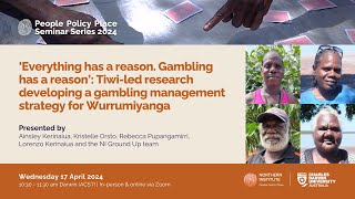 'Everything has a reason. Gambling has a reason'