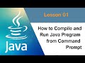 How to Compile and Run Java Program from Command Prompt (CMD)