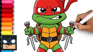 How To Draw Raphael | Teenage Mutant Ninja Turtles
